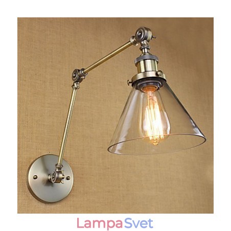 Ozdobné nástenné nástenné nástenné svietidlo s komplexom stredomorskej zelenej bronzovej farby