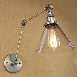 Ozdobné nástenné nástenné nástenné svietidlo s komplexom stredomorskej zelenej bronzovej farby