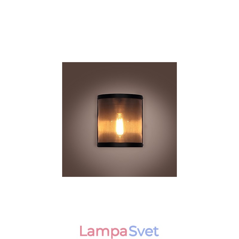 Vintage štýl Jednoduchosť oceľové drôtené pletivo a kovové nástenné svietidlo Obývacia izba Chodba Podkrovie Garáž Suterén Nástenná lampa