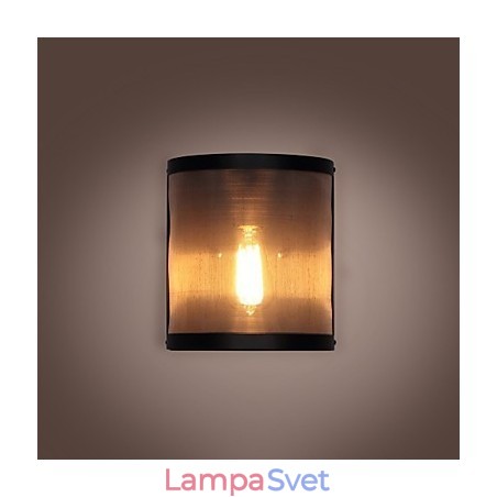 Vintage štýl Jednoduchosť oceľové drôtené pletivo a kovové nástenné svietidlo Obývacia izba Chodba Podkrovie Garáž Suterén Nástenná lampa