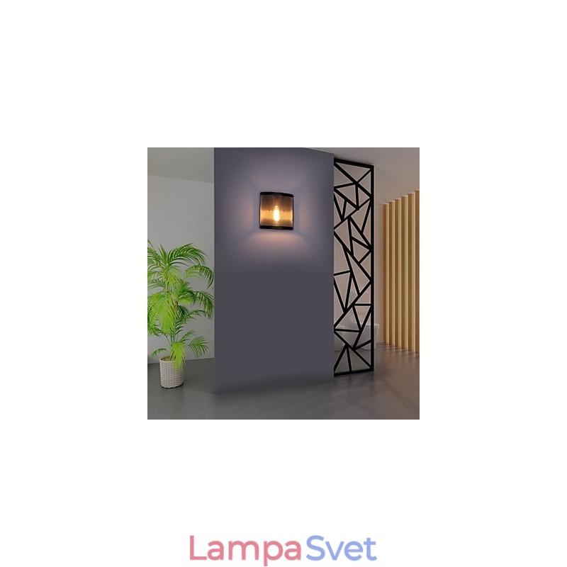 Vintage štýl Jednoduchosť oceľové drôtené pletivo a kovové nástenné svietidlo Obývacia izba Chodba Podkrovie Garáž Suterén Nástenná lampa