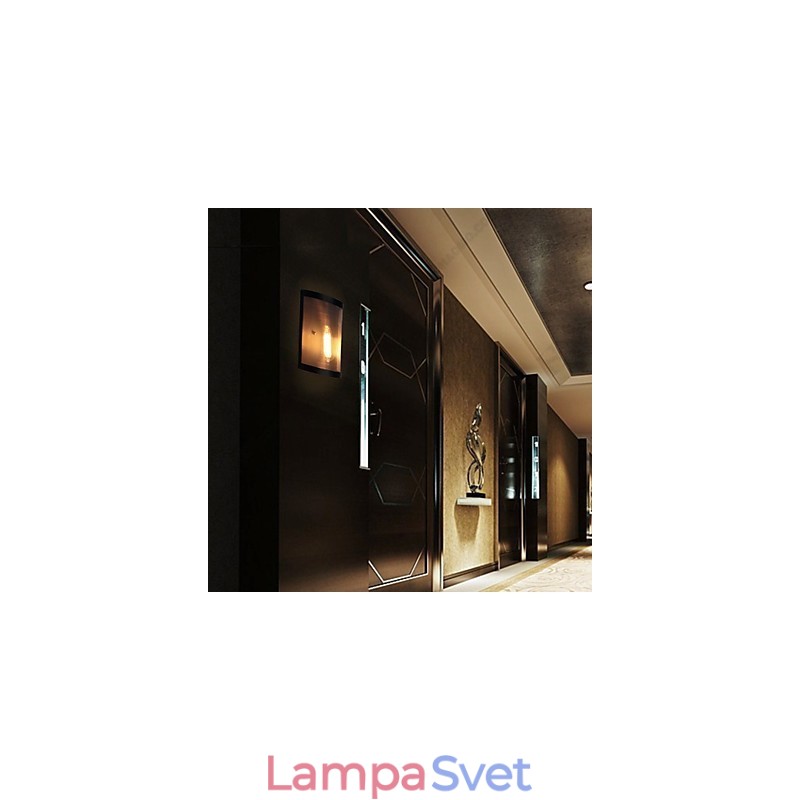 Vintage štýl Jednoduchosť oceľové drôtené pletivo a kovové nástenné svietidlo Obývacia izba Chodba Podkrovie Garáž Suterén Nástenná lampa