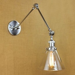 Dekoratívne nástenné nástenné svietidlo Silver Mediterranean Village