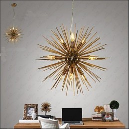 Luster Retro Imitation Copper Creative line 10 Lights