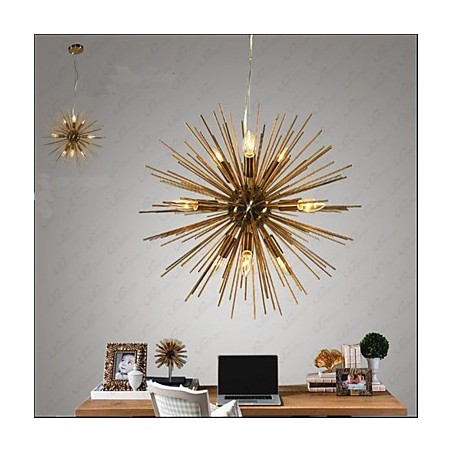 Luster Retro Imitation Copper Creative line 10 Lights Luster Retro Imitation Copper Creative line 10 Lights