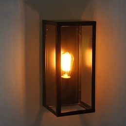 Retro Iron Bedsides Wall Sconce Village Pastoračná Nástenná lampa do obývacej izby Nástenná lampa do jedálne
