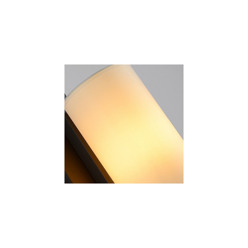 Moderná starožitná lampa v americkom štýle Obývacia izba Spálňa Hotelové izby Biela látková nástenná lampa