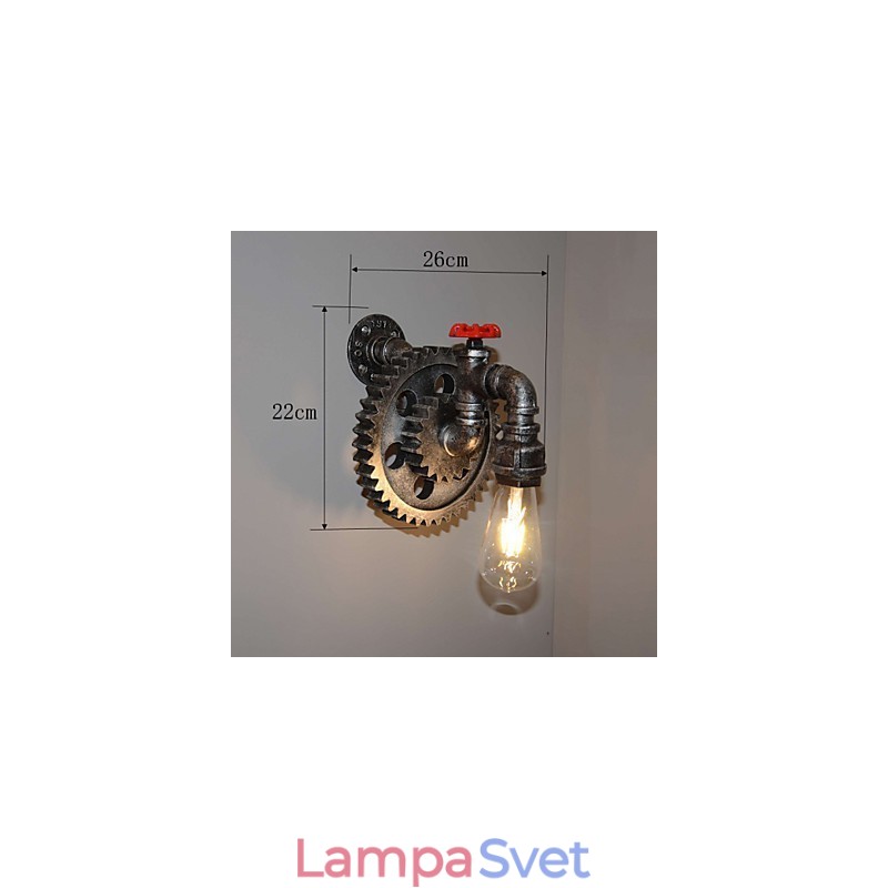 Creative Iron Bar Reštaurácia Bar Ulička Nástenná lampa Nástenná lampa Loft Priemyselná výbava Osobnosť Robiť Staré vodné fajky