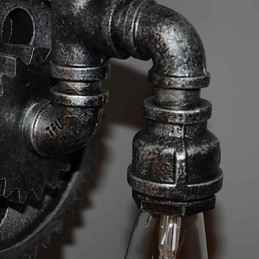 Creative Iron Bar Reštaurácia Bar Ulička Nástenná lampa Nástenná lampa Loft Priemyselná výbava Osobnosť Robiť Staré vodné fajky
