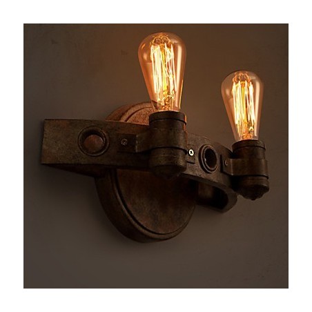 American Creative Restoring Ancient Ways Kované železné mačety v nástennej lampe American Creative Restoring Ancient Ways Kované železné mačety v nástennej lampe