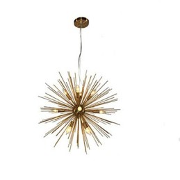 Luster Retro Imitation Copper Creative line 10 Lights