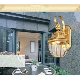 Záhradná lampa Plná medená lampa Vonkajšia lampa Vodotesná lampa