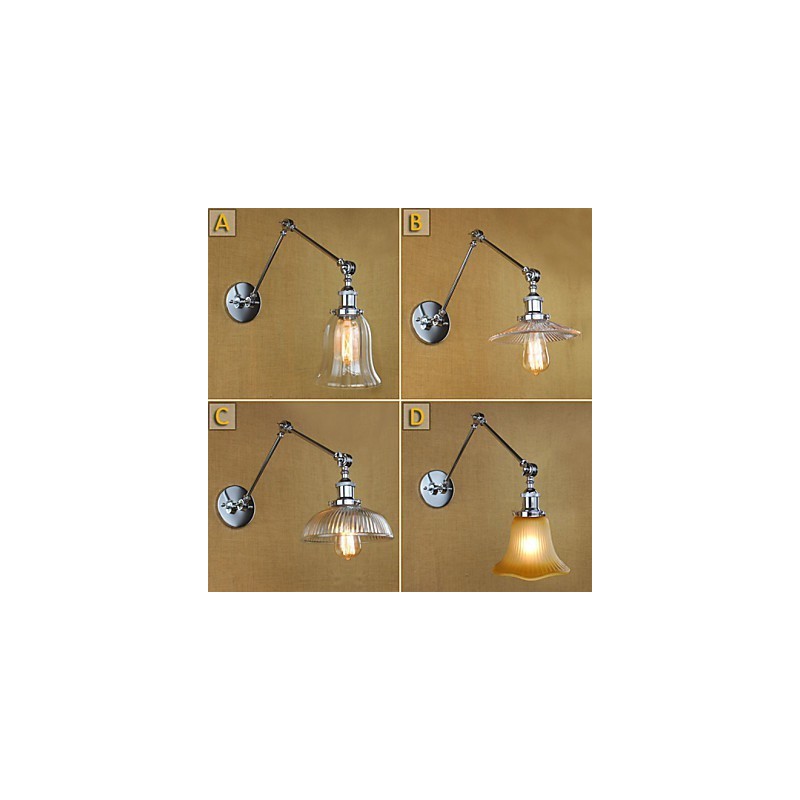 Nástenné svietniky Kúpeľňové osvetlenie Vonkajšie nástenné svietidlá Nástenné svietidlá na čítanie Moderné súčasné sklo