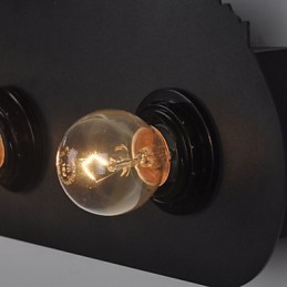 4 svetlá American Village Pastoral LOFT Style Spálne Aisle Iron Retro Nástenné lampy