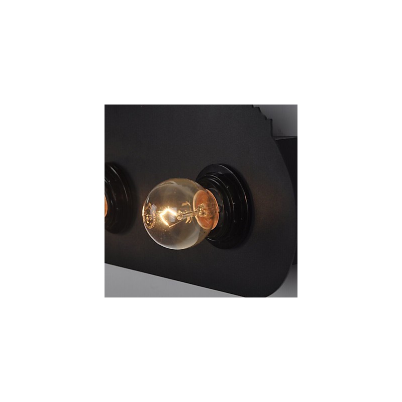 4 svetlá American Village Pastoral LOFT Style Spálne Aisle Iron Retro Nástenné lampy