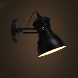 Nástenná nástenná lampa v štýle Art Deco Priemyselná železná nástenná nástenná lampa na vývesný štít