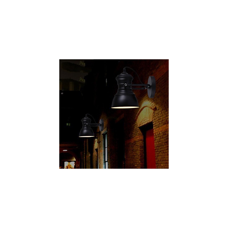Nástenná nástenná lampa v štýle Art Deco Priemyselná železná nástenná nástenná lampa na vývesný štít