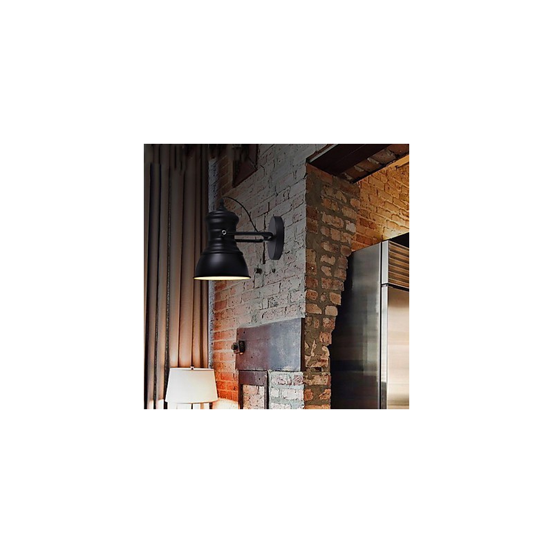 Nástenná nástenná lampa v štýle Art Deco Priemyselná železná nástenná nástenná lampa na vývesný štít