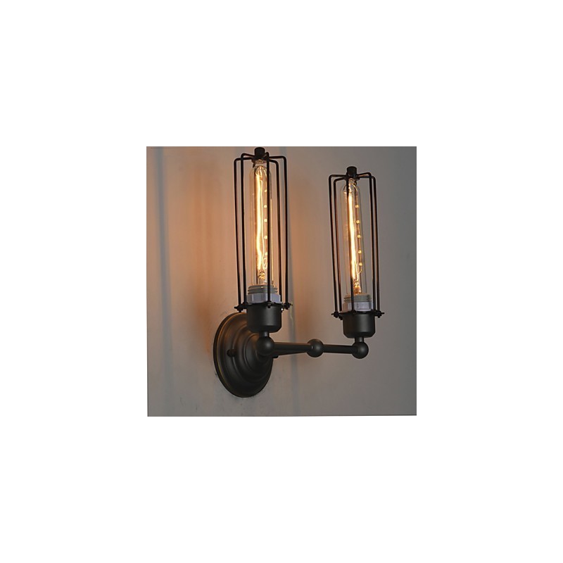 Loft American Country Retro Železná nástenná lampa Art Industry Lights