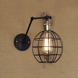 Nástenné svietniky Swing Lights Nástenné svietidlá na čítanie Mini štýl Rustic Lodge Metal