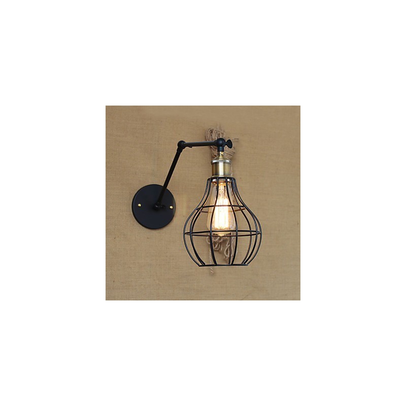 Nástenné svietniky Swing Lights Nástenné svietidlá na čítanie Mini štýl Rustic Lodge Metal