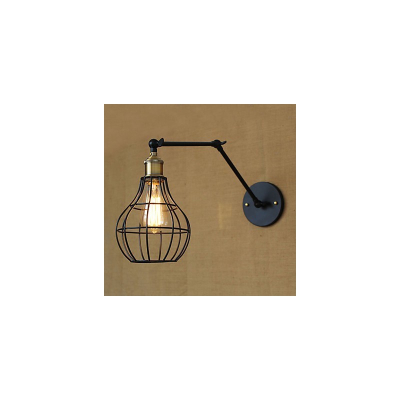 Nástenné svietniky Swing Lights Nástenné svietidlá na čítanie Mini štýl Rustic Lodge Metal