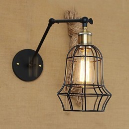 Nástenné svietniky Swing Lights Nástenné svietidlá na čítanie Mini štýl Rustic Lodge Metal