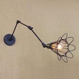 Iron Arm Loft Retro Priemyselná chodba Ulička Schody Predsieň Stolička Jednoduchá kreatívna reštaurácia Bar lampa