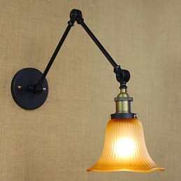 Nástenné svietniky Kúpeľňové osvetlenie Vonkajšie nástenné svietidlá Nástenné svietidlá na čítanie Rustic Lodge Metal