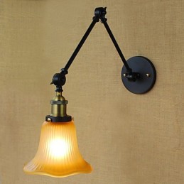 Nástenné svietniky Kúpeľňové osvetlenie Vonkajšie nástenné svietidlá Nástenné svietidlá na čítanie Rustic Lodge Metal
