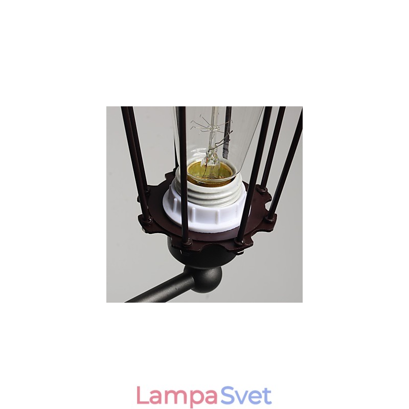 Loft American Country Iron Art Starožitná nástenná lampa Priemyselné svetlá