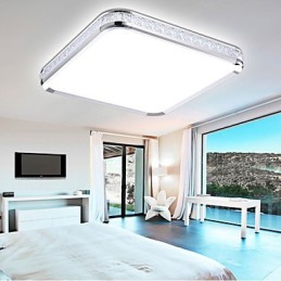 Flush Mounte Light Luxusný moderný akrylát so svetlou nastaviteľnou zlatou alebo striebornou Môžete si vybrať