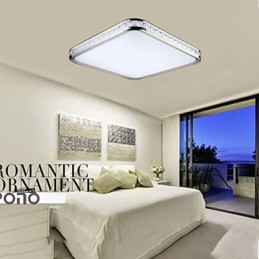 Flush Mounte Light Luxusný moderný akrylát so svetlou nastaviteľnou zlatou alebo striebornou Môžete si vybrať