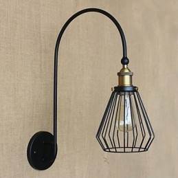 Kreatívna veľká jednohlavová dekoratívna nástenná lampa v retro móde v severskom stredomorskom štýle