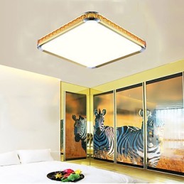 Flush Mounte Light Luxusný moderný akrylát so svetlou nastaviteľnou zlatou alebo striebornou Môžete si vybrať