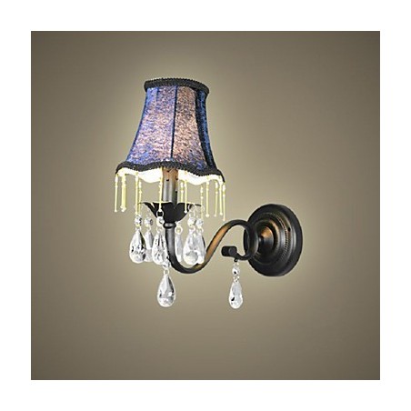 Krištáľová nástenná lampa s látkovým tienidlom Najpredávanejšia v Európe a USA Krištáľová nástenná lampa s látkovým tienidlom Najpredávanejšia v Európe a USA