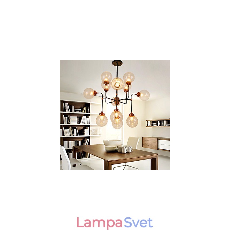 Magic Beans Droplight Kreatívna lampa s individuálnym charakterom z tepaného železa Priemyselný vietor