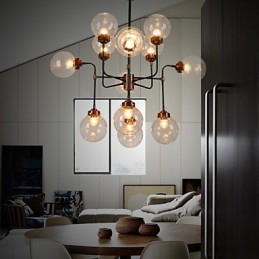 Magic Beans Droplight Kreatívna lampa s individuálnym charakterom z tepaného železa Priemyselný vietor