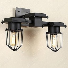 Nástenná lampa z tepaného železa Chodba Schody Hlava postele