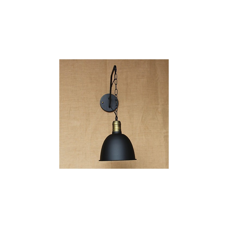 Jednoduchá a kreatívna osobná nástenná lampa Priemyselný reťazec Americká retro nástenná lampa do spálne so železnou uličkou