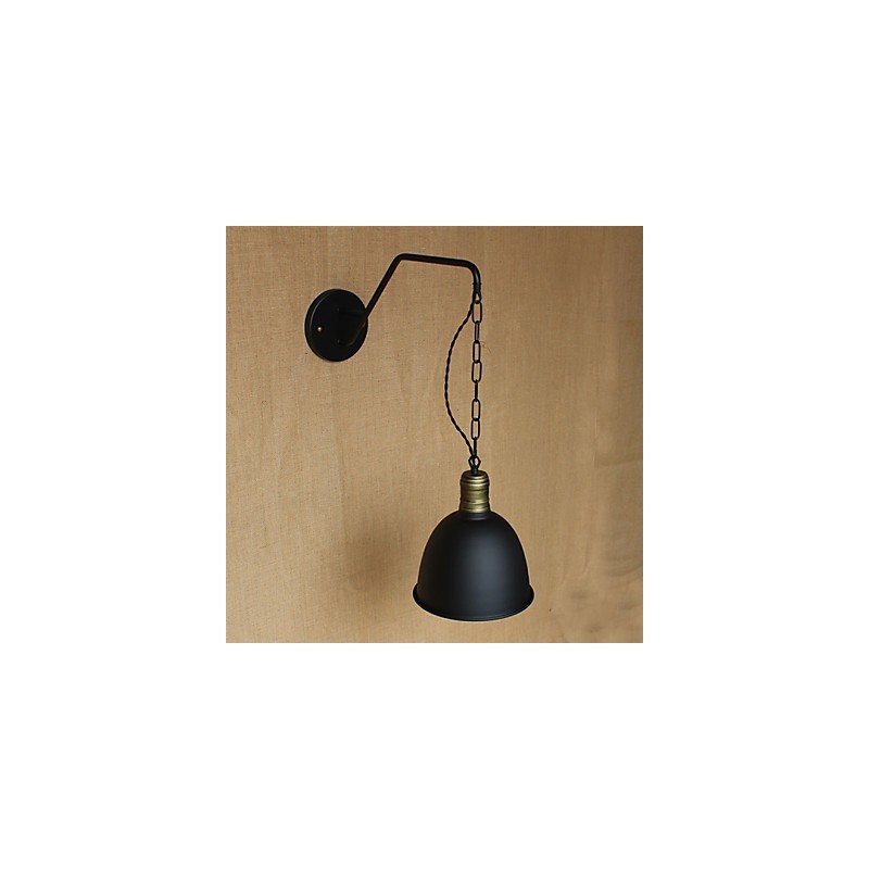 Jednoduchá a kreatívna osobná nástenná lampa Priemyselný reťazec Americká retro nástenná lampa do spálne so železnou uličkou