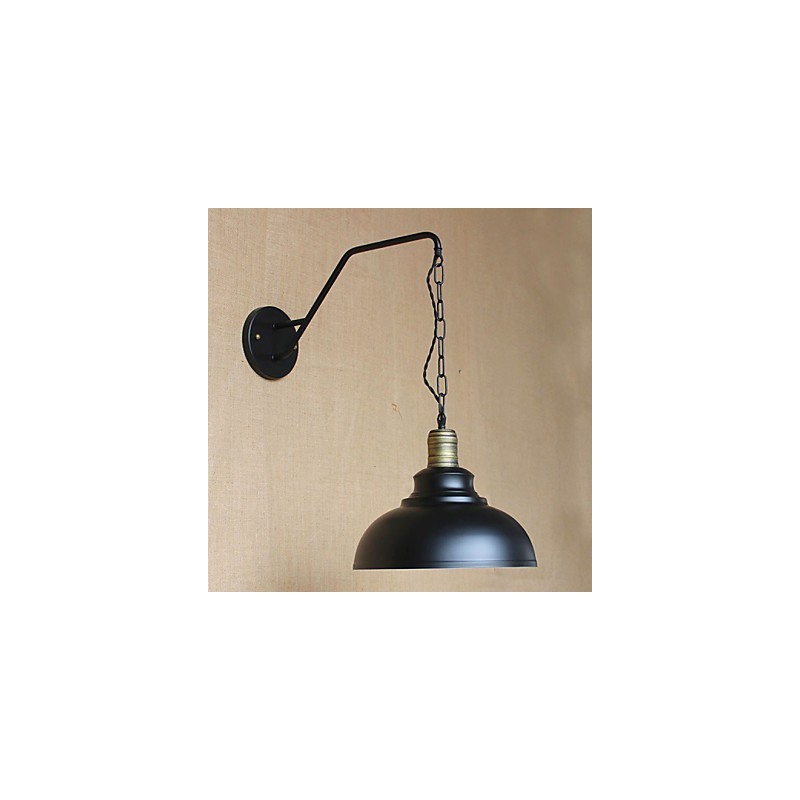 Jednoduchá a kreatívna osobnosť Nástenná lampa Industry Chain American Retro Iron Aisle Bedroom Nočná nástenná lampa