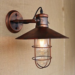 Loft industriálny sklad Kreatívna obývačka Balkón Vietor Železný nostalgický Retro Pastierske schodisko Nástenná lampa