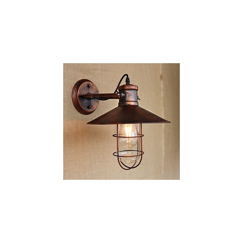 Loft industriálny sklad Kreatívna obývačka Balkón Vietor Železný nostalgický Retro Pastierske schodisko Nástenná lampa