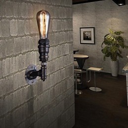 Retro kovové postele nástenné nástenné svietidlo Village Pastoration Obývacia izba Nástenná lampa Jedáleň