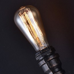 Retro kovové postele nástenné nástenné svietidlo Village Pastoration Obývacia izba Nástenná lampa Jedáleň