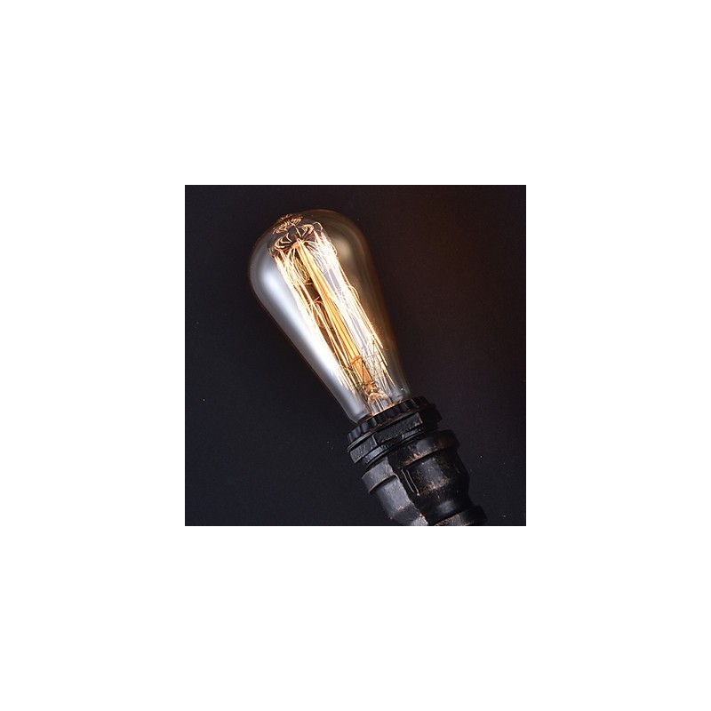 Retro kovové postele nástenné nástenné svietidlo Village Pastoration Obývacia izba Nástenná lampa Jedáleň