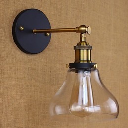 Industriálne nostalgické americké vidiecke dekoratívne nástenné svietidlo