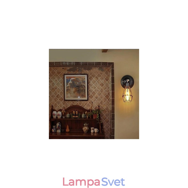 Plný osobnosti Elegantný vzhľad Americká retro klietka Wall