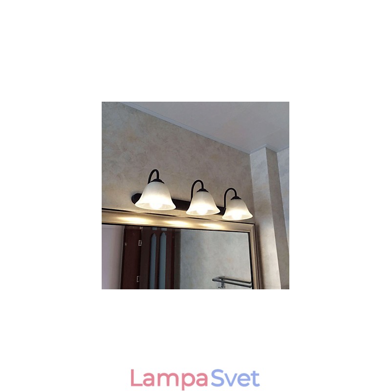 Osvetlenie kúpeľne Mini štýl Rustic Lodge Metal